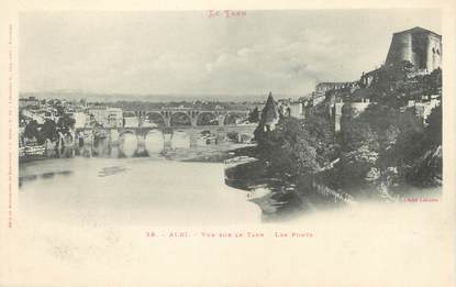 / CPA FRANCE 81 "Albi, vue sur le Tarn, les ponts"