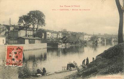 / CPA FRANCE 81 "Castres, Bords de l'Agout" / LAVEUSE