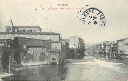 / CPA FRANCE 81 "Castres, vue prise du Pont Blais"