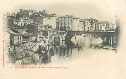 / CPA FRANCE 81 "Castres, l'Agout en Aval du pont de Miredames"