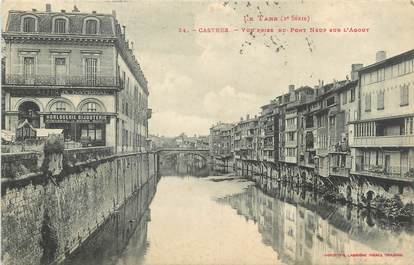 / CPA FRANCE 81 "Castres, vue prise du pont neuf sur l'Agout"