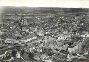 / CPSM FRANCE 46 "Gourdon, vue panoramique aérienne"