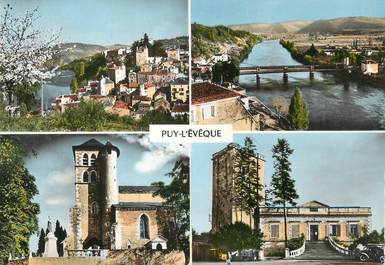 / CPSM FRANCE 46 "Puy l'Evêque"