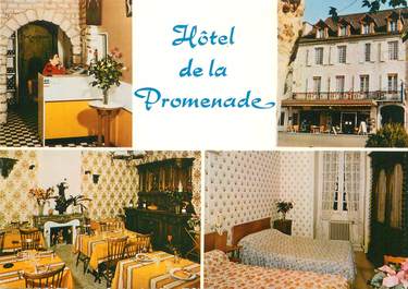 / CPSM FRANCE 46 "Souillac, hôtel de la Promenade"