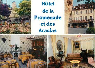 / CPSM FRANCE 46 "Souillac, hôtel de la Promenade et des Acacias"