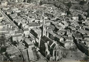 / CPSM FRANCE 47 "Fumel, l'église, la clinique, le dispensaire"