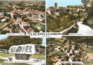 / CPSM FRANCE 47 "Lacapelle Biron"