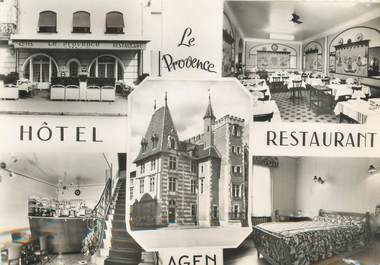 / CPSM FRANCE 47 "Agen, hôtel restaurant Le provence"