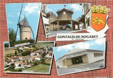 / CPSM FRANCE 47 "Gontaud de Nogaret"