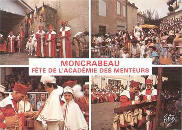 / CPSM FRANCE 47 "Moncrabeau, fête de l'académie des menteurs"
