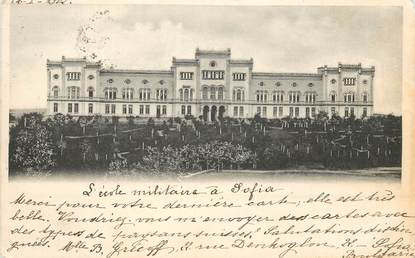 CPA  BULGARIE / SOFIA "L'Ecole militaire"