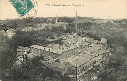 CPA FRANCE 07 "Vidalon les Annonay, vue générale"