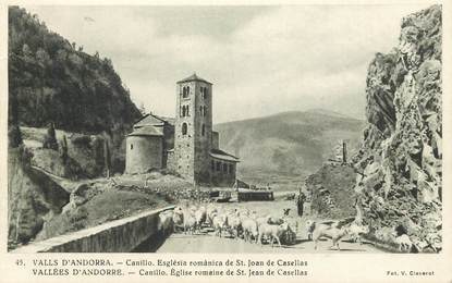 CPA ANDORRE "Canillo, Eglise romaine de Saint Jean de Casellas"