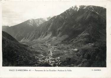  CPSM  ANDORRE  "Panorama de l'Escalde"