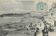 64 PyrÉnÉe Atlantique / CPA FRANCE 64 "Biarritz Pittoresque, grande plage et hôtel du palais nr 34"