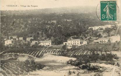 CPA FRANCE 07 "Vesseaux, village des Fargiers"