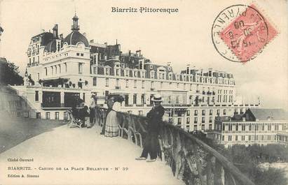 / CPA FRANCE 64 "Biarritz Pittoresque, casino de la place Bellevue nr 39"