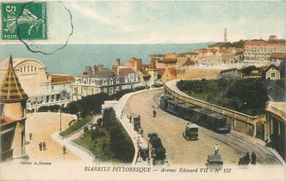 / CPA FRANCE 64 "Biarritz Pittoresque, avenue Edouard VII, nr 157"