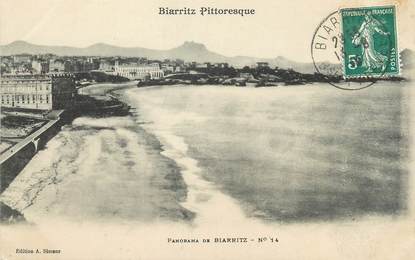 / CPA FRANCE 64 "Biarritz Pittoresque, panorama de Biarritz nr 14"