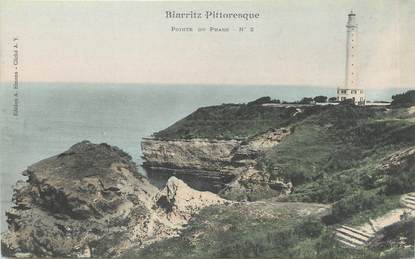 / CPA FRANCE 64 "Biarritz Pittoresque, pointe de phare nr 2"