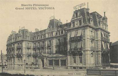 / CPA FRANCE 64 "Biarritz Pittoresque, grand hôtel Victoria"