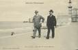 / CPA FRANCE 64 "Biarritz Pittoresque, sur la plage, Edouard VII et son médecin"