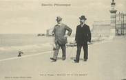 64 PyrÉnÉe Atlantique / CPA FRANCE 64 "Biarritz Pittoresque, sur la plage, Edouard VII et son médecin"