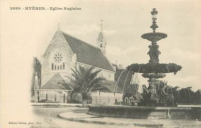 / CPA FRANCE 83 "Hyères, église Anglaise "