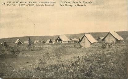 CPA CONGO BELGE / Un camp dans le Ruanda