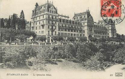 / CPA FRANCE 74 "Evian les Bains, le splendide Hôtel"