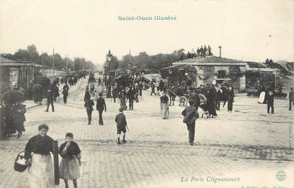 / CPA FRANCE 93 "Saint Ouen, la porte Clignancourt"