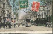 06 Alpe Maritime / CPA FRANCE 06 "Nice, avenue de la Victoire ex avenue de la gare" / TRAMWAY