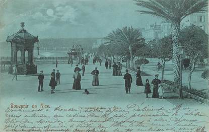 / CPA FRANCE 06 "Souvenir de Nice, promenade des anglais"