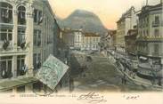 38 Isere / CPA FRANCE38 "Grenoble, la place Grenette"