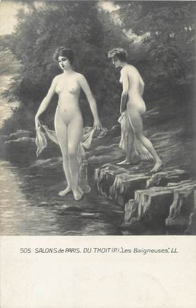 / CPA NU / SALON DE PARIS nr 505 "Du Thoit, les baigneuses"