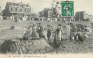 80 Somme / CPA FRANCE 80 "Cayeux, la plage et le Kursaal" / JEUX DE PLAGE