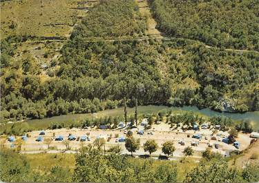 / CPSM FRANCE 48 " Sainte Enimie" / CAMPING