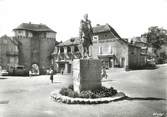 48 Lozere / CPSM FRANCE 48 "Marvejols, la statue du roi IV et la porte du Soubeyran"