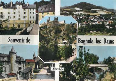 / CPSM FRANCE 48 "Souvenir de Bagnols les Bains "