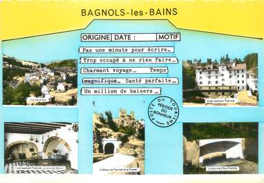 / CPSM FRANCE 48 "Bagnols les Bains "