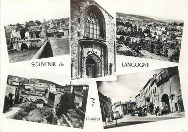 / CPSM FRANCE 48 " Souvenir de Langogne "