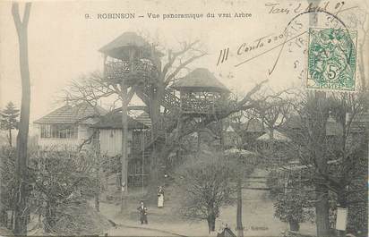 / CPA FRANCE 92 "Robinson, vue panoramique du vrai arbre"