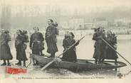 94 Val De Marne / CPA FRANCE 94 "Le Perreux, les Zouaves donnant la chasse aux pillards" / INONDATIONS 1910