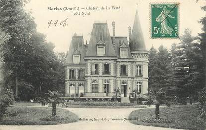 / CPA FRANCE 77 "Marles, château de la Ferté"