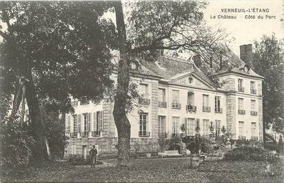 / CPA FRANCE 77 "Verneuil l'étang, la château "