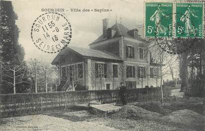 / CPA FRANCE 77 "Sourdun, villa des Sapins"