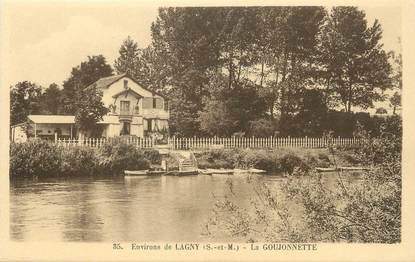 / CPA FRANCE 77 "Environs de lagny, la Goujonnette"