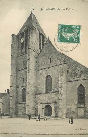 / CPA FRANCE 77 "Jouy le Châtel, église"