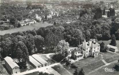 / CPSM FRANCE 77 "Jouy sur Morin, vue aérienne du château de Chauffour"