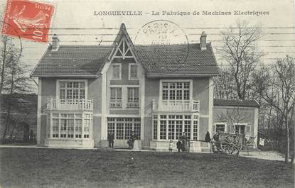 / CPA FRANCE 77 "Longueville, la fabrique de machines électriques"